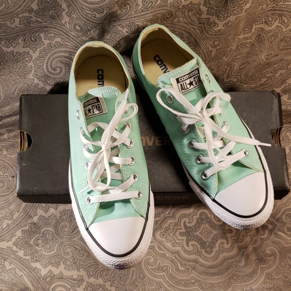 Converse Shoes - Womans Mint Green Converse